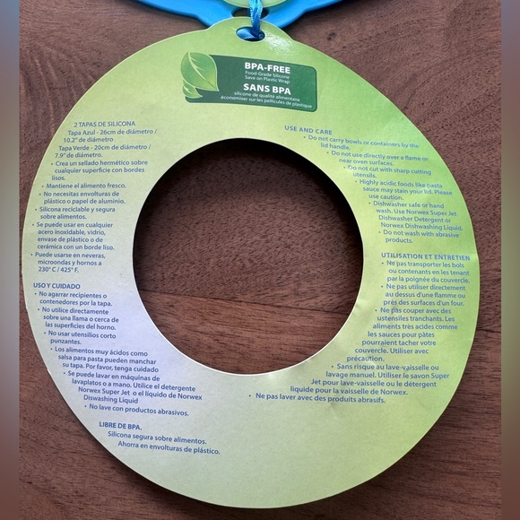 Norwex set of silicone lids - Picture 5 of 5